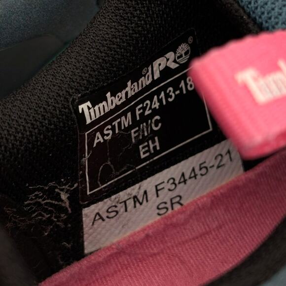 Timberland Pro Setra Low Comp Toe Work Shoes Women's Green Size US6.5W EU37 - Picture 3 of 13